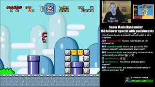 150 Follower special - Punishment stream - SMW Randomizer - Mega Man 5