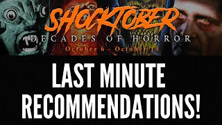 LAST MINUTE RECOMMENDATIONS | SCREAM FACTORY SHOCKTOBER 2023!