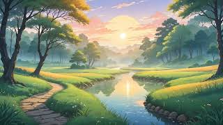 Peaceful Sunrise Stroll 🌅 Lofi Mix for Relaxation & Positivity [Chill Beats]