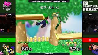 BBT - Abate (Luigi) vs Jada (Sheik/Zelda) - Melee Singles Grand Finals