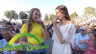 Thea / Vilde & Anna / Oselie synger på Allsang på grensen (Allsang på Grensen 2018)