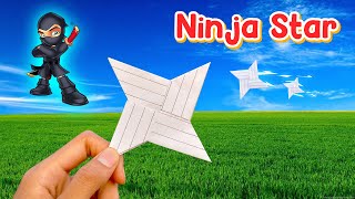 How To Make A Paper Ninja Star Origami | Shuriken - Naruto | Paper Ka Ninja Star Kaise Banaen