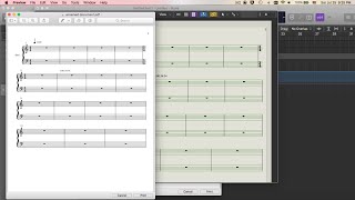 Logic Pro X - Printing out a blank score layout
