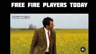 Free fire players today