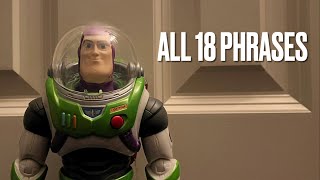 All phrases for Mattel Jetpack Adventure Buzz Lightyear (LIGHTYEAR line)