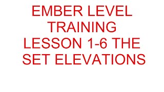 Ember Level 1 6 SET ELEVATIONS