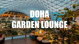 You Won’t Believe This Is an Airport Lounge | Qatar Airways Garden Lounge | Doha