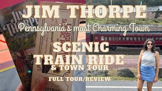 Exploring Jim Thorpe, Pennsylvania: Scenic Train Ride & Town Tour|Fall Festival|family friendly