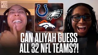 Aliyah Boston Tries to Name Every NFL Team & It Goes OFF THE RAILS 😂🏈 | Post Moves