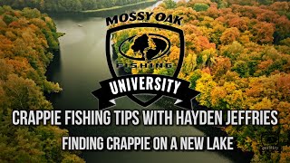 Crappie Fishing Tips with Hayden Jeffries | Finding Crappie on a New Lake