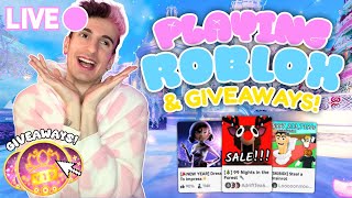 🔴 LIVE - PLAY ROBLOX WITH ME & WIN GIVEAWAYS! COME JOIN!