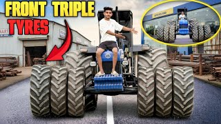 😳1st in the world Finally put triple tyres on my bulldozer || System hang