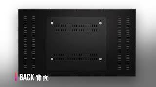 Wall mounted LCD digital signage display