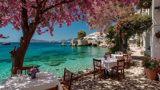 Peaceful Bossa Nova for a Calm Day at an Outdoor Cafe overlooking the Bright Sea