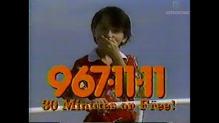 PIZZA PIZZA 967-1111 TORONTO'S FAVOURITE ### (1985) 🍕🍕🍕