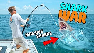 Hunting MASSIVE SHARKS in SHARK WARS