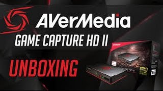 Avermedia Game Capture HD II Unboxing!