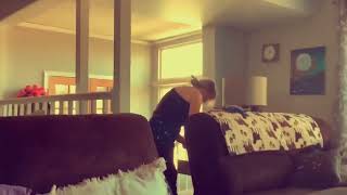 Shawn works hard around the house!