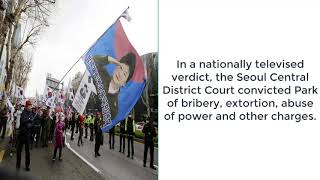Former South Korean President Park Sentenced to 24 Years in Jail.