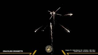 Zeus Fireworks Crackling Crossette - 25 Shot Barrage @ Astounded Fireworks