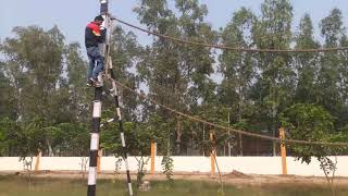 Top World's Most Dangerous Rope Stunt