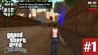[HINDI] GTA San Andreas Mobile | Part #1 | Gameplay | Mission Big Smoke, Sweet & Kendl, Ryder