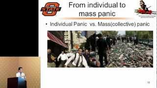 FEMTC 2011 - The Utility of a Panic Model on Simulating Crowd Disasters