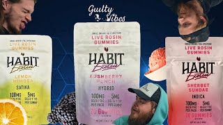 Habit EXOTIC D9 Gummies (Lemon Mimosa) (Kushberry Punch) (Sherbet Sundae)