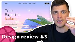 Less = More on a Landing Page | Design review #3