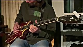 1981 Yamaha SG, Behringer Fuzz Bender, Behringer B-Tron and Storm Phaser 55