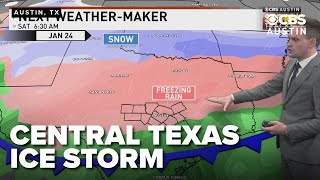 Central Texas braces for potentially dangerous winter storm with freezing rain forecast