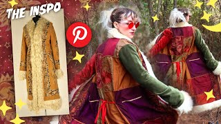 I made a Whimsigoth coat! 🌙✨…But it's unintentionally festive