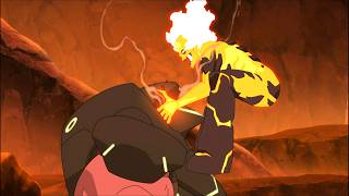 Invincible Season 4 episode 4 Mark Grayson fights Volcanikka