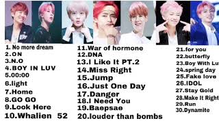 BTS TOP 30 best Song Play List 💜💜