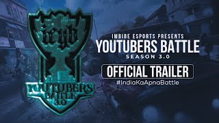 IMBIBE Esports Youtubers Battle 3.0 | Register your team | #IndiaKaApnaBattle