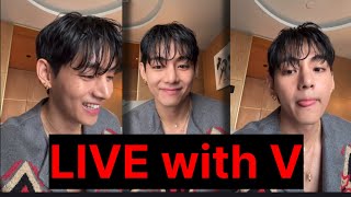 ENG SUB - LIVE with V BTS - 7/6/25 💜 #vbts #btsv #V #bts #live