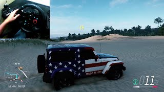 Going to Beach to wash my THAR JEEP|Logitech G29 gameplay