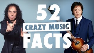52 Crazy Music Facts Everyone Should Know!