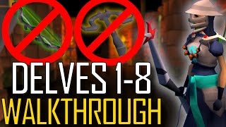 MOKHAIOTL 1-8 Delves LIVE EDUCATIONAL Commentary | No TBow | OSRS Ironman & BUDGET Friendly