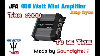 JFA AP400x4 Micro 400 watt 4 channel water cooled amplifier By Soundigital ? AMP DYNO