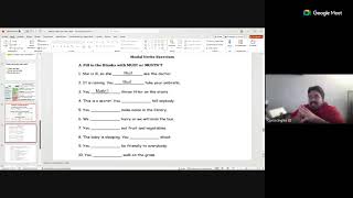 Inglés I - Semana 13 - Sábado