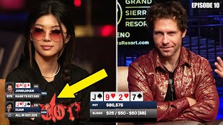 Disgusting Poker Cooler Stuns Xuan Liu for $80,000 ♦️ Hellmuth's Home Game Episode 10