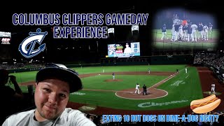 I went to a Columbus Clippers Baseball game on Dime-A-Dog Night: Sports Vlog #88