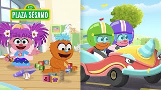 Sesame Street: Who will win Abby and Ruddy's car race? | Car videos for kids