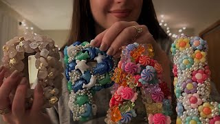 ASMR | triggers that i made💌🍭(& they spell my name!)