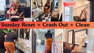 SUNDAY RESET 2026 + CRASH OUT + CLEAN + VALENTINE'S BATHROOM | GETTING MY HOUSE IN ORDER FOR 2026