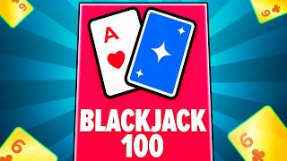 I Tried Blackjack 100..