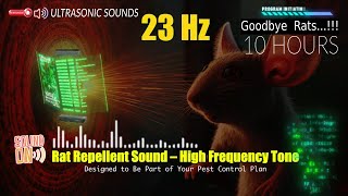 🐭🔊 Rat Repellent Sound – High Frequency Wall Penetration Tone | Neutral Ultrasonic Audio 10 Hours