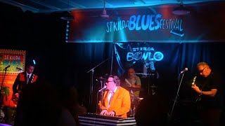 EZRA LEE and HIS BOOGIE WOOGIE BAND @ St Kilda Blues Festival. Bowlo, St Kilda Melb. (Day 1) 27/2/26