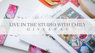 Live in the Studio with Emily: GIVEAWAY